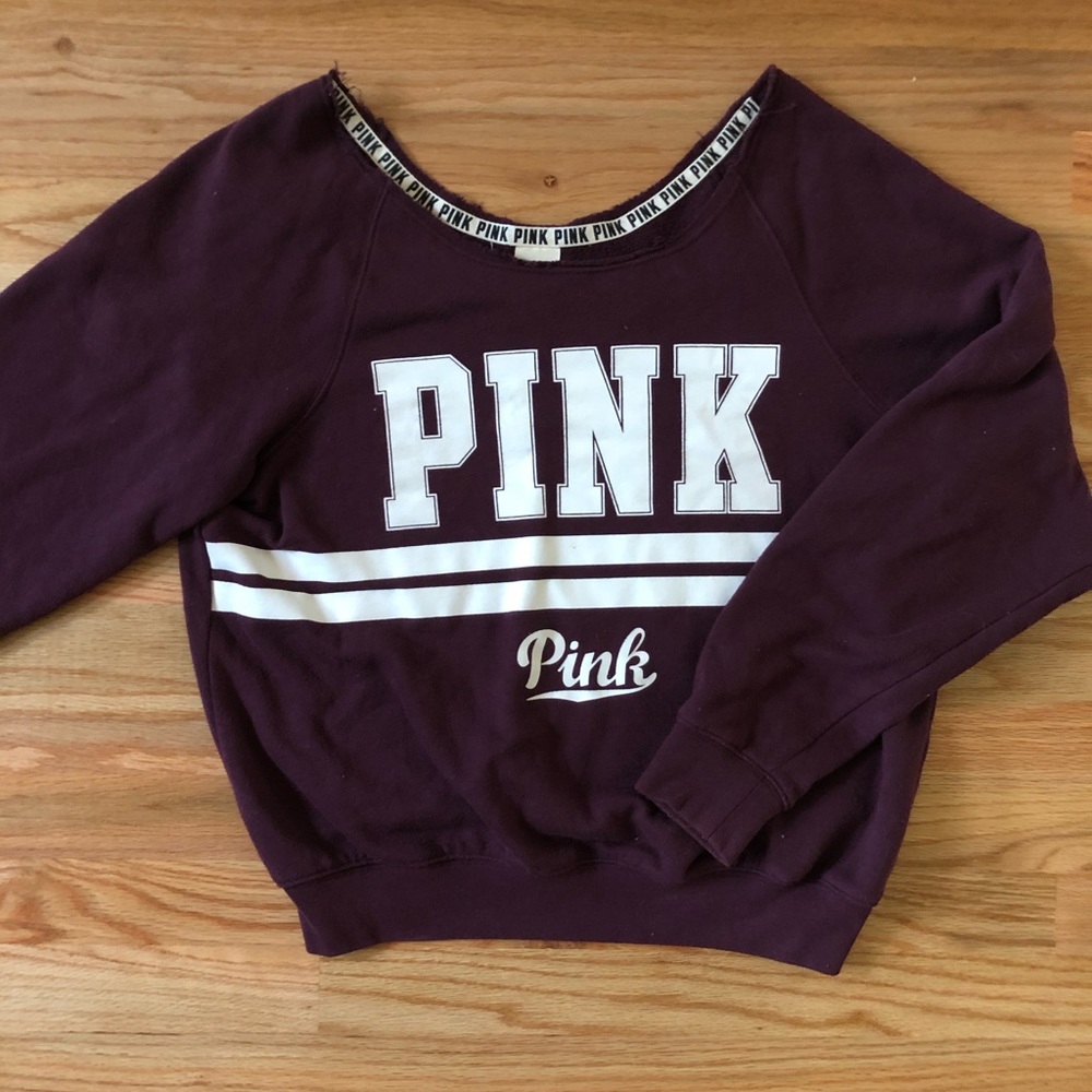 Victoria’s Secret PINK Maroon Crewneck